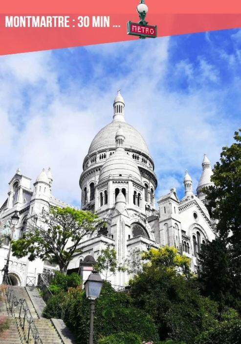 Charmant Appartement Calme Proche De Paris Saint-Denis  Exterior foto